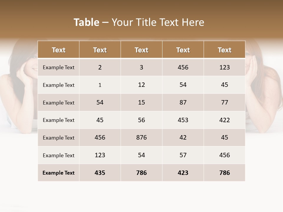 Blue Eyed Fun Sexy PowerPoint Template