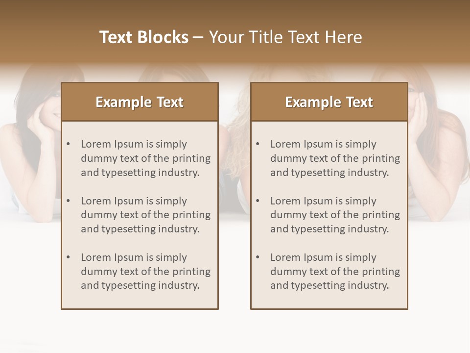 Blue Eyed Fun Sexy PowerPoint Template