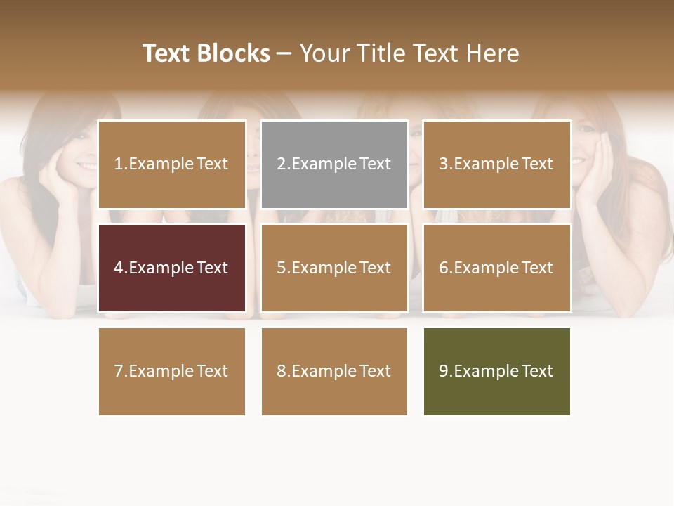 Blue Eyed Fun Sexy PowerPoint Template