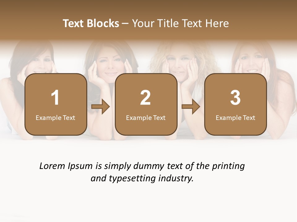 Blue Eyed Fun Sexy PowerPoint Template