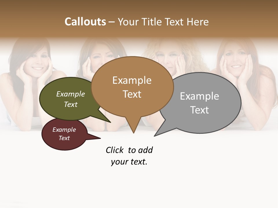 Blue Eyed Fun Sexy PowerPoint Template