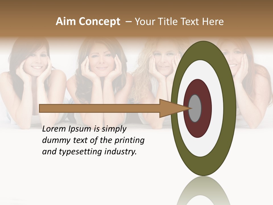 Blue Eyed Fun Sexy PowerPoint Template