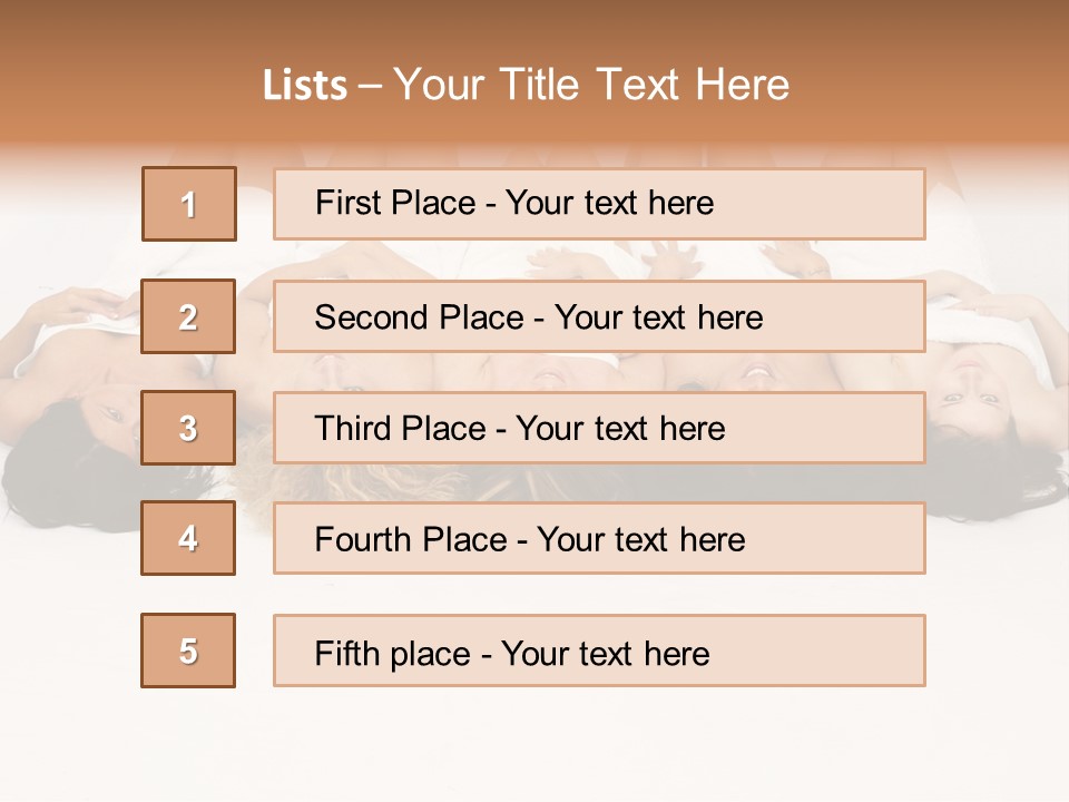 Smile Grooming Model PowerPoint Template