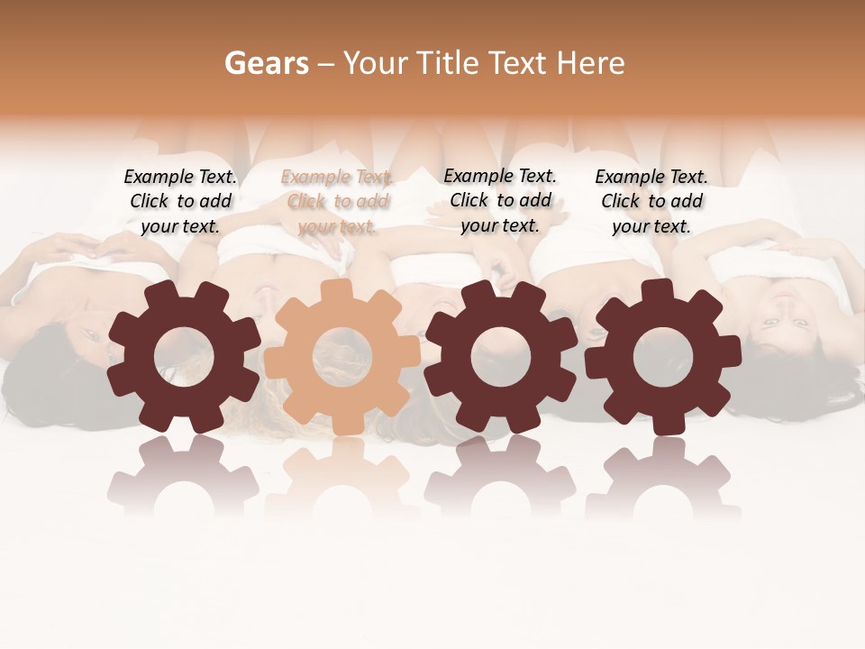 Smile Grooming Model PowerPoint Template