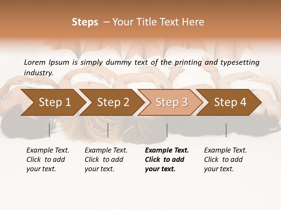 Smile Grooming Model PowerPoint Template