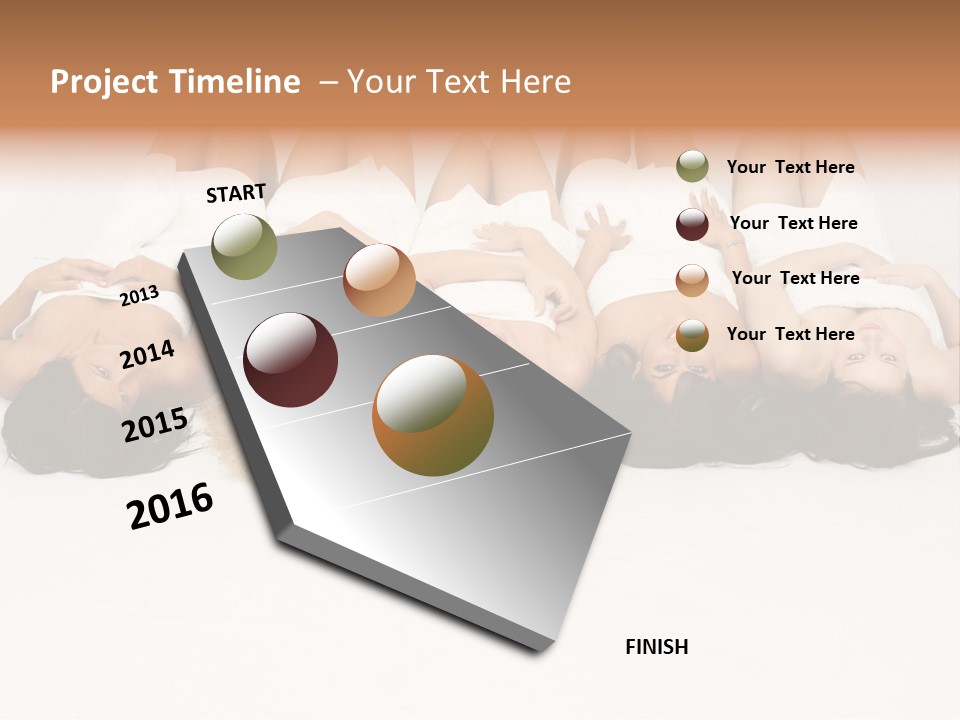 Smile Grooming Model PowerPoint Template
