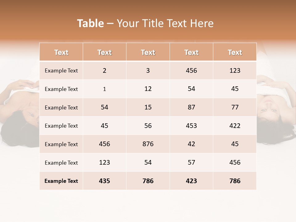 Smile Grooming Model PowerPoint Template