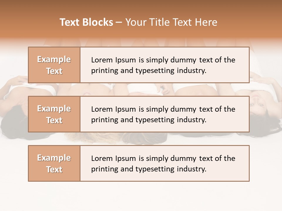 Smile Grooming Model PowerPoint Template
