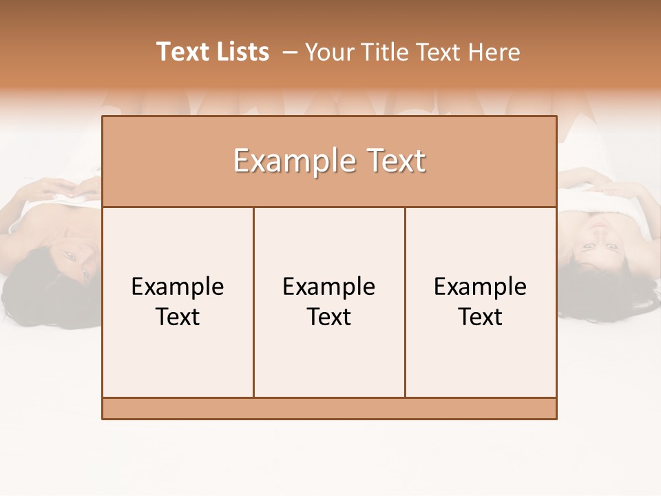 Smile Grooming Model PowerPoint Template