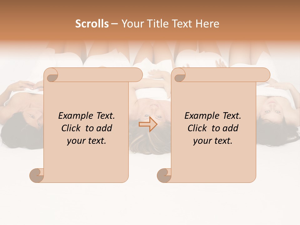 Smile Grooming Model PowerPoint Template
