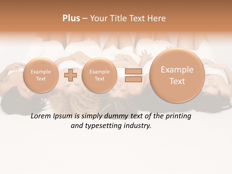 Smile Grooming Model PowerPoint Template