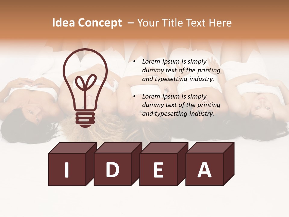 Smile Grooming Model PowerPoint Template