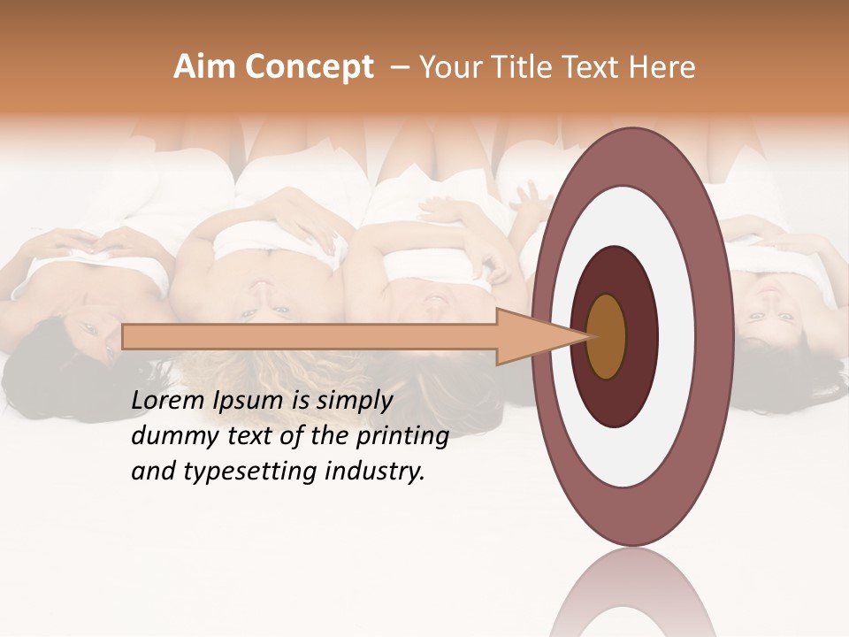Smile Grooming Model PowerPoint Template