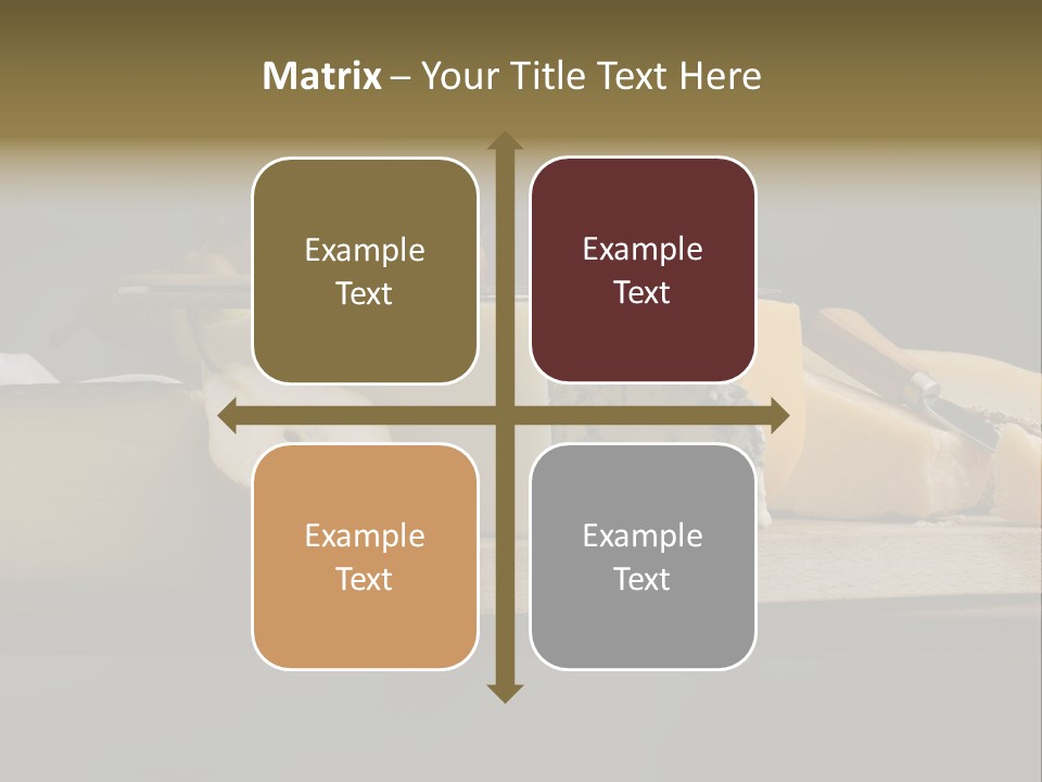 Mixed Dairy Gorgonzola PowerPoint Template