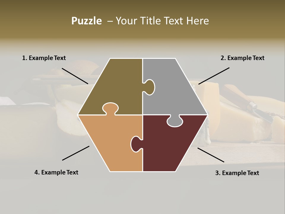 Mixed Dairy Gorgonzola PowerPoint Template