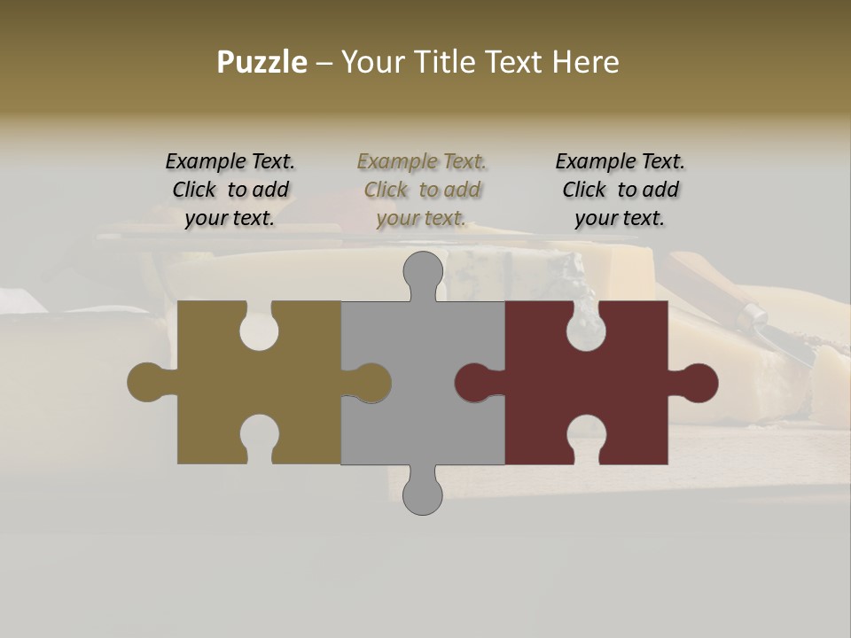 Mixed Dairy Gorgonzola PowerPoint Template