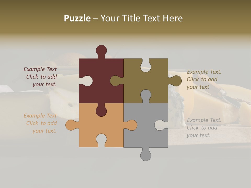 Mixed Dairy Gorgonzola PowerPoint Template