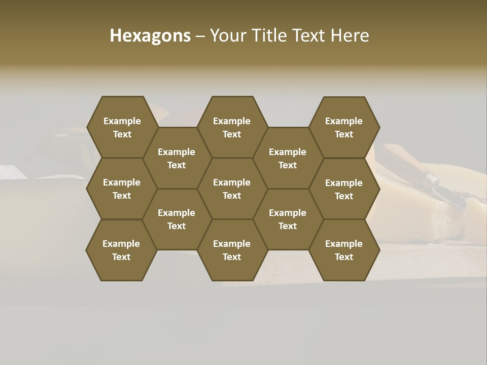 Mixed Dairy Gorgonzola PowerPoint Template