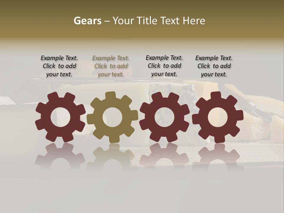 Mixed Dairy Gorgonzola PowerPoint Template