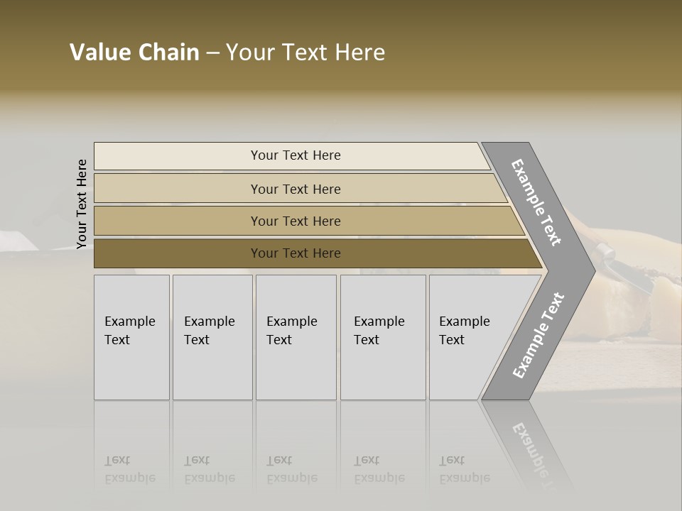 Mixed Dairy Gorgonzola PowerPoint Template