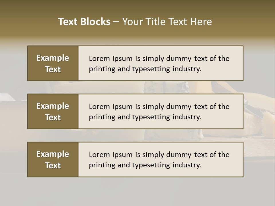 Mixed Dairy Gorgonzola PowerPoint Template