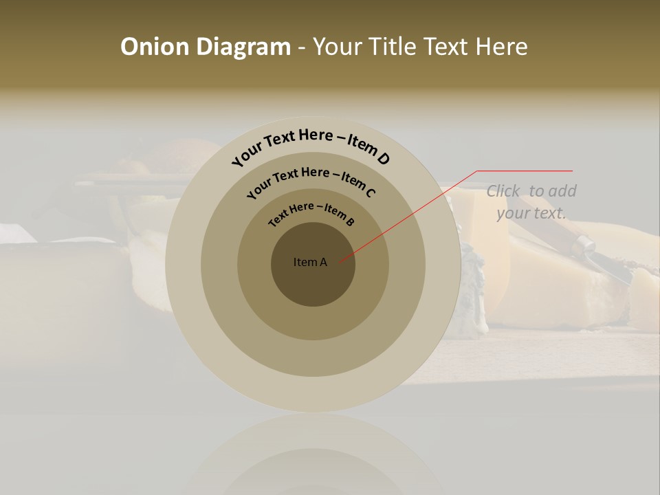 Mixed Dairy Gorgonzola PowerPoint Template