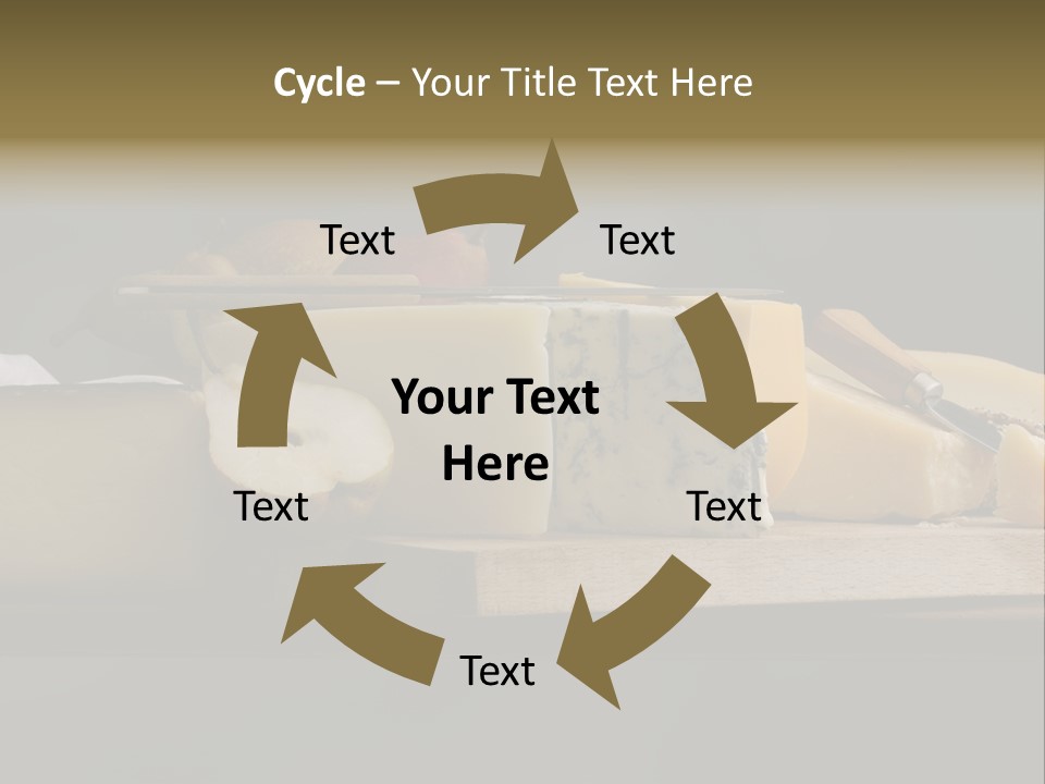 Mixed Dairy Gorgonzola PowerPoint Template