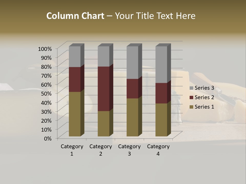 Mixed Dairy Gorgonzola PowerPoint Template