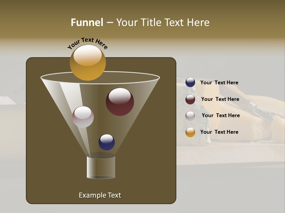 Mixed Dairy Gorgonzola PowerPoint Template