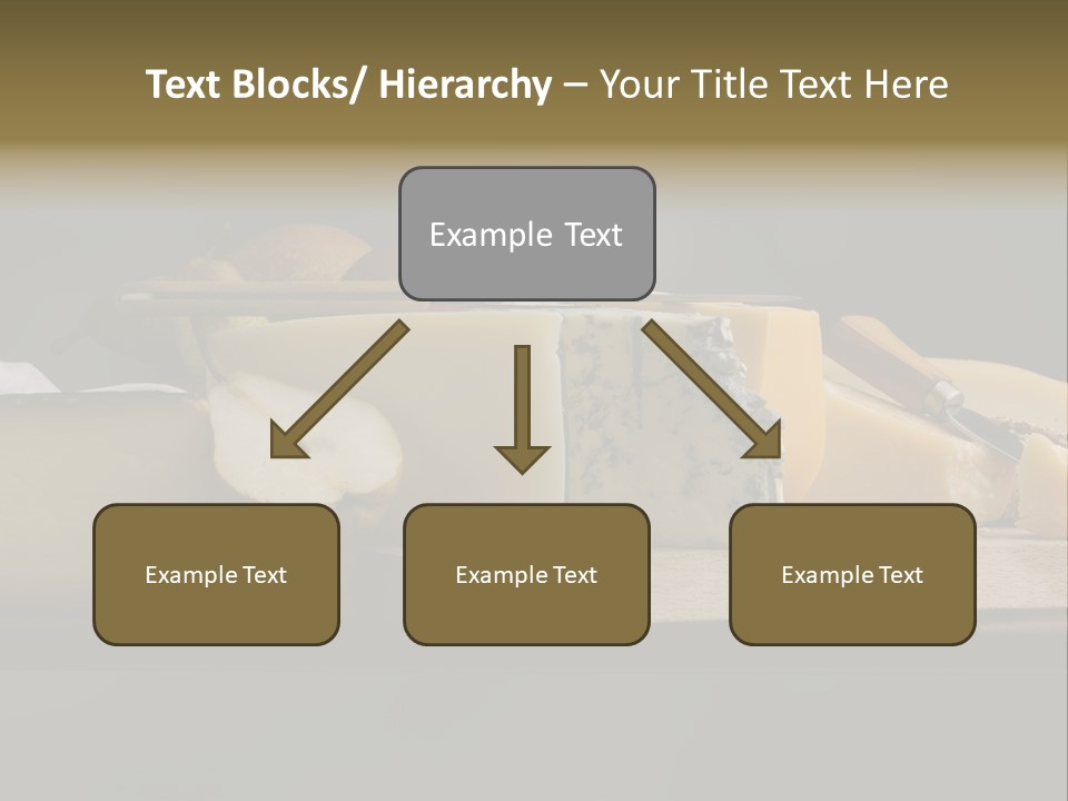 Mixed Dairy Gorgonzola PowerPoint Template