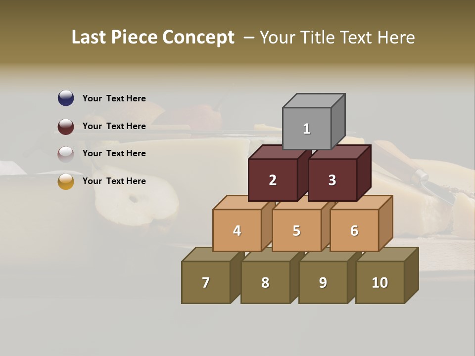 Mixed Dairy Gorgonzola PowerPoint Template