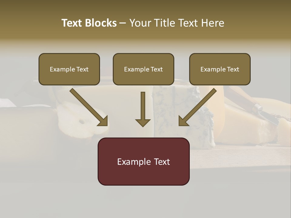 Mixed Dairy Gorgonzola PowerPoint Template