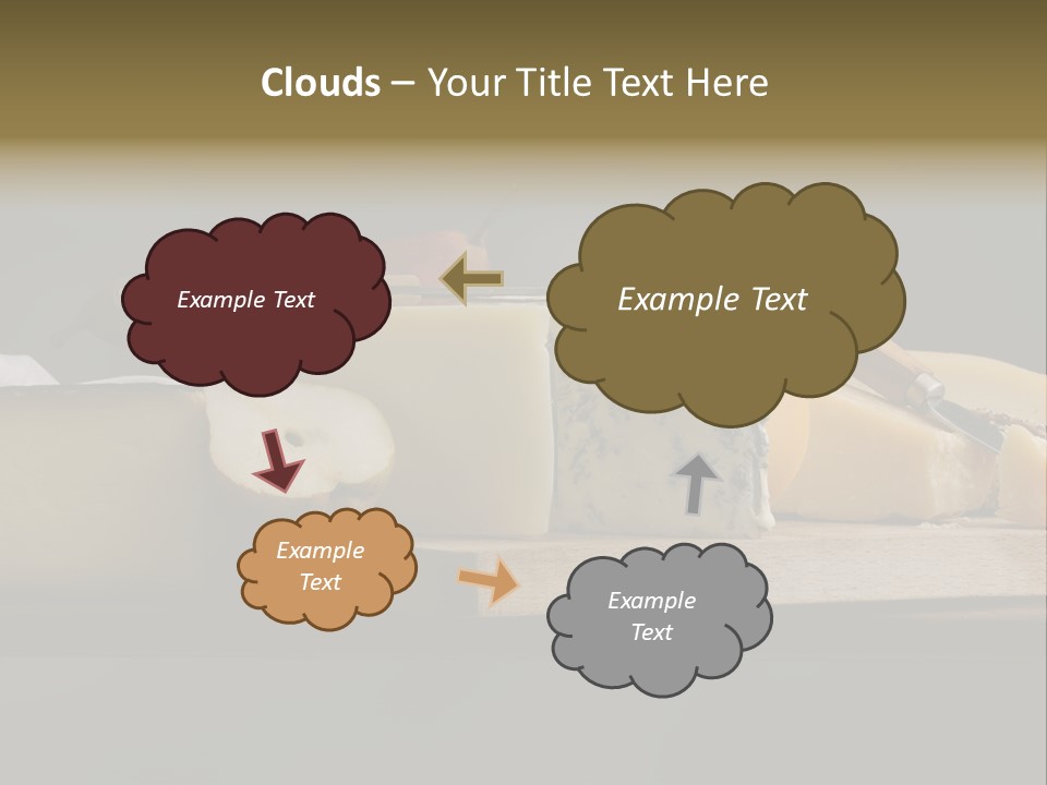 Mixed Dairy Gorgonzola PowerPoint Template