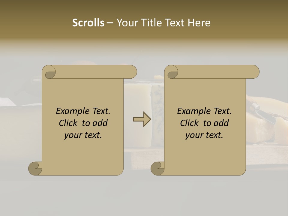 Mixed Dairy Gorgonzola PowerPoint Template