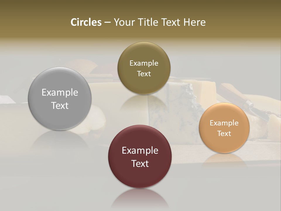 Mixed Dairy Gorgonzola PowerPoint Template