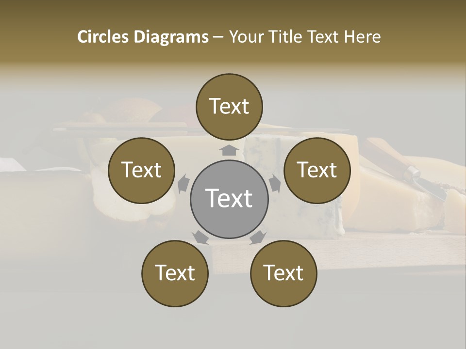 Mixed Dairy Gorgonzola PowerPoint Template