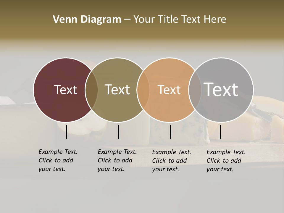 Mixed Dairy Gorgonzola PowerPoint Template