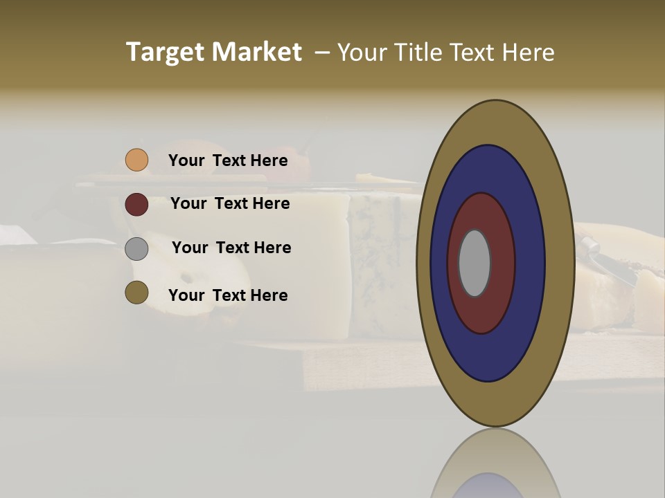 Mixed Dairy Gorgonzola PowerPoint Template