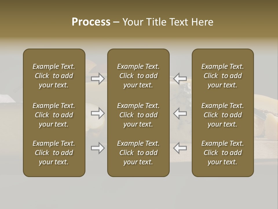 Mixed Dairy Gorgonzola PowerPoint Template