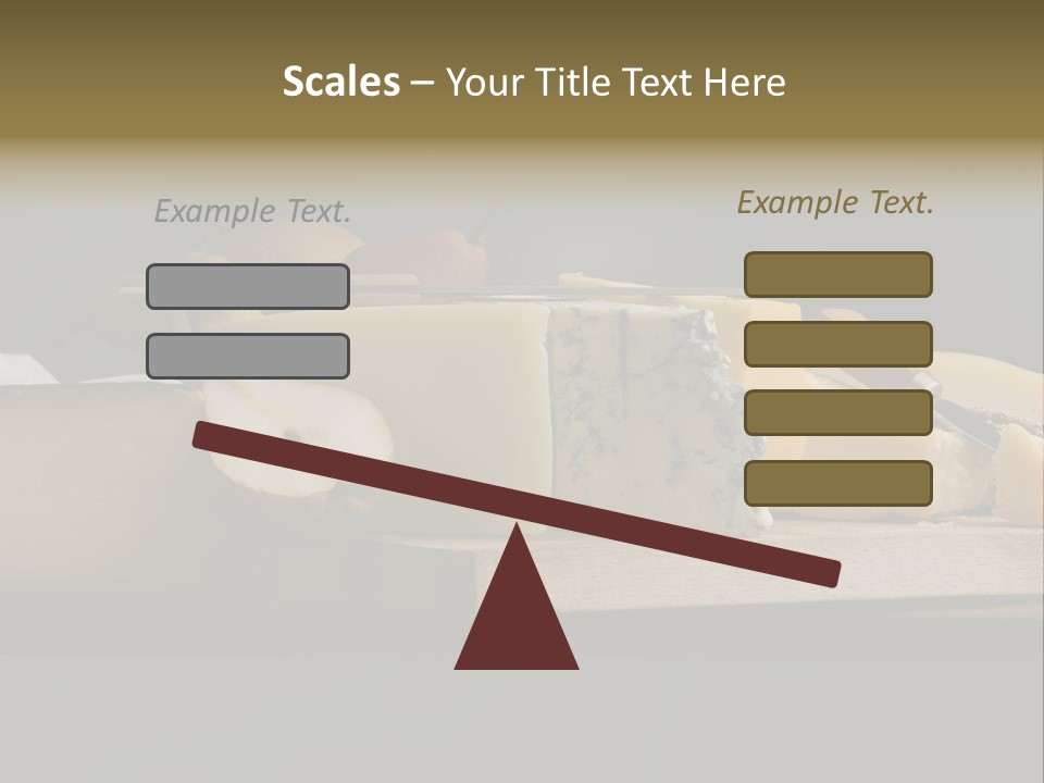 Mixed Dairy Gorgonzola PowerPoint Template