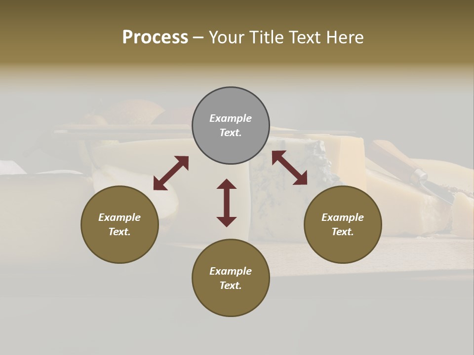 Mixed Dairy Gorgonzola PowerPoint Template