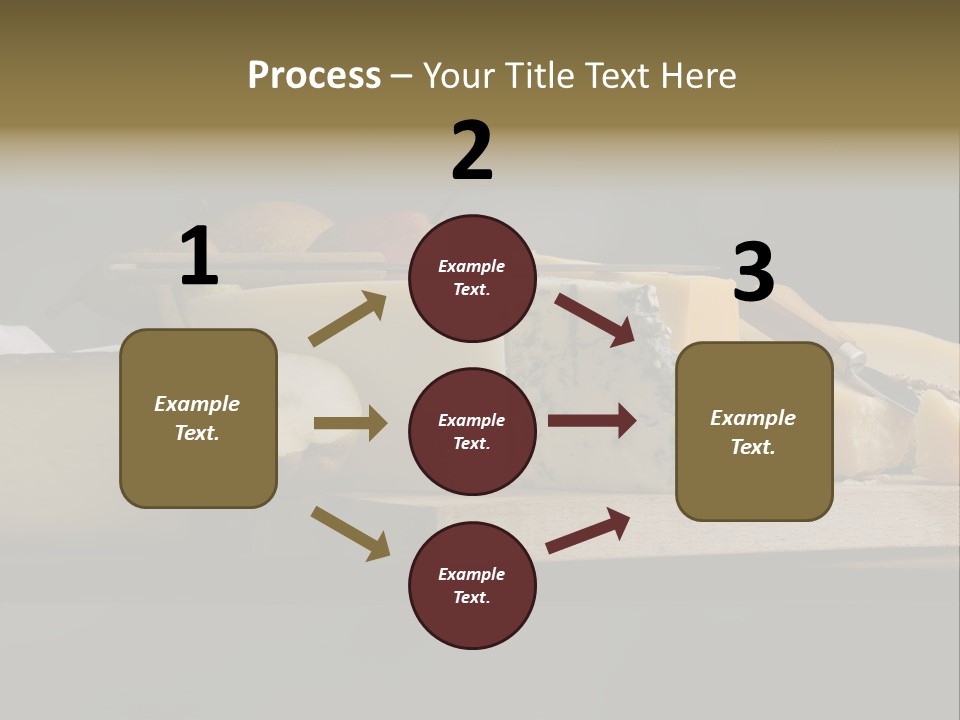 Mixed Dairy Gorgonzola PowerPoint Template