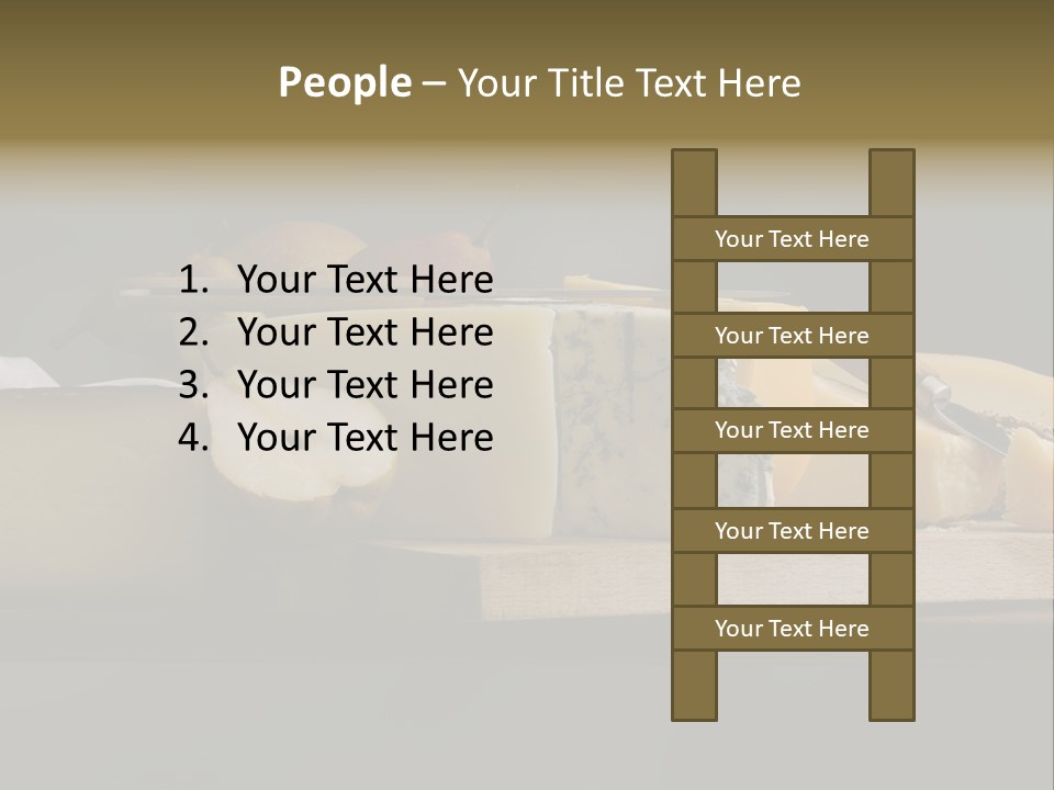 Mixed Dairy Gorgonzola PowerPoint Template