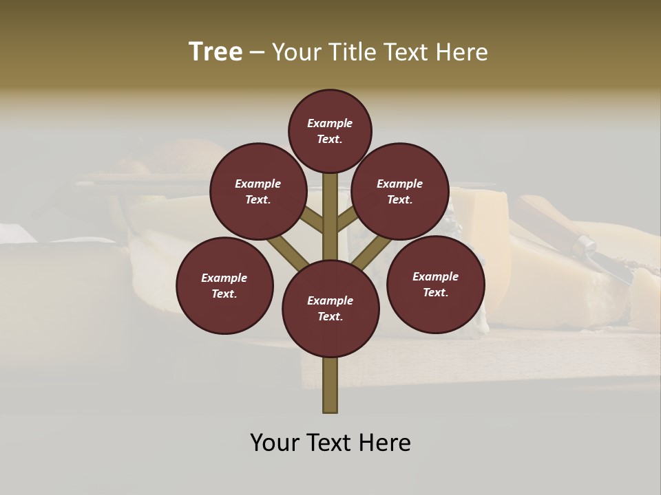 Mixed Dairy Gorgonzola PowerPoint Template