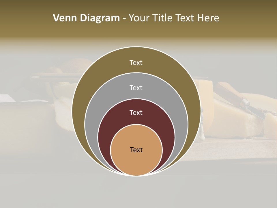 Mixed Dairy Gorgonzola PowerPoint Template