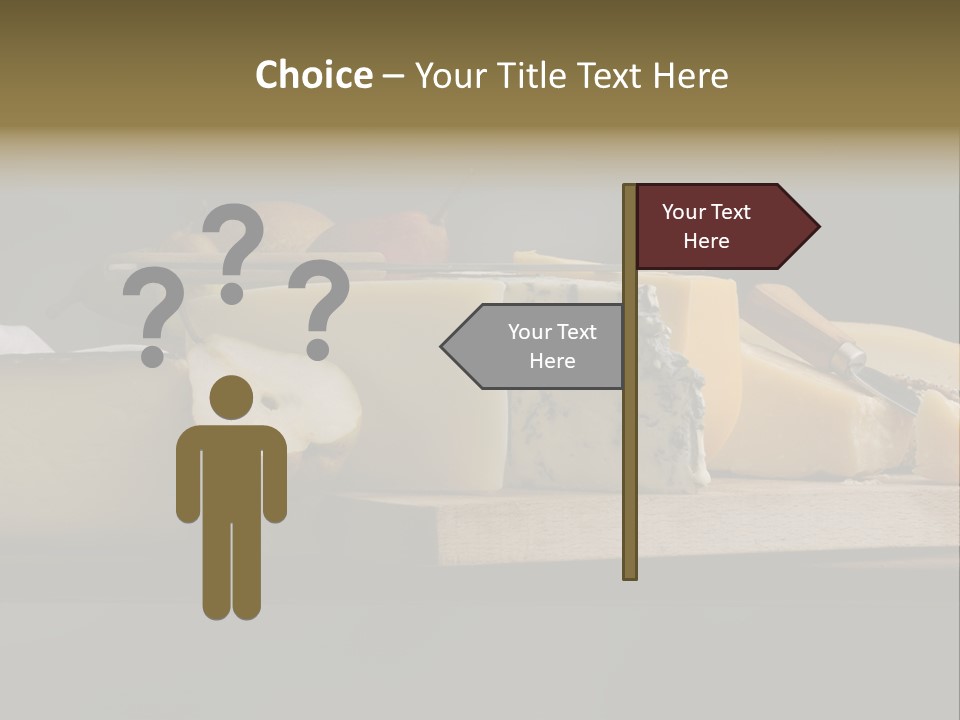 Mixed Dairy Gorgonzola PowerPoint Template