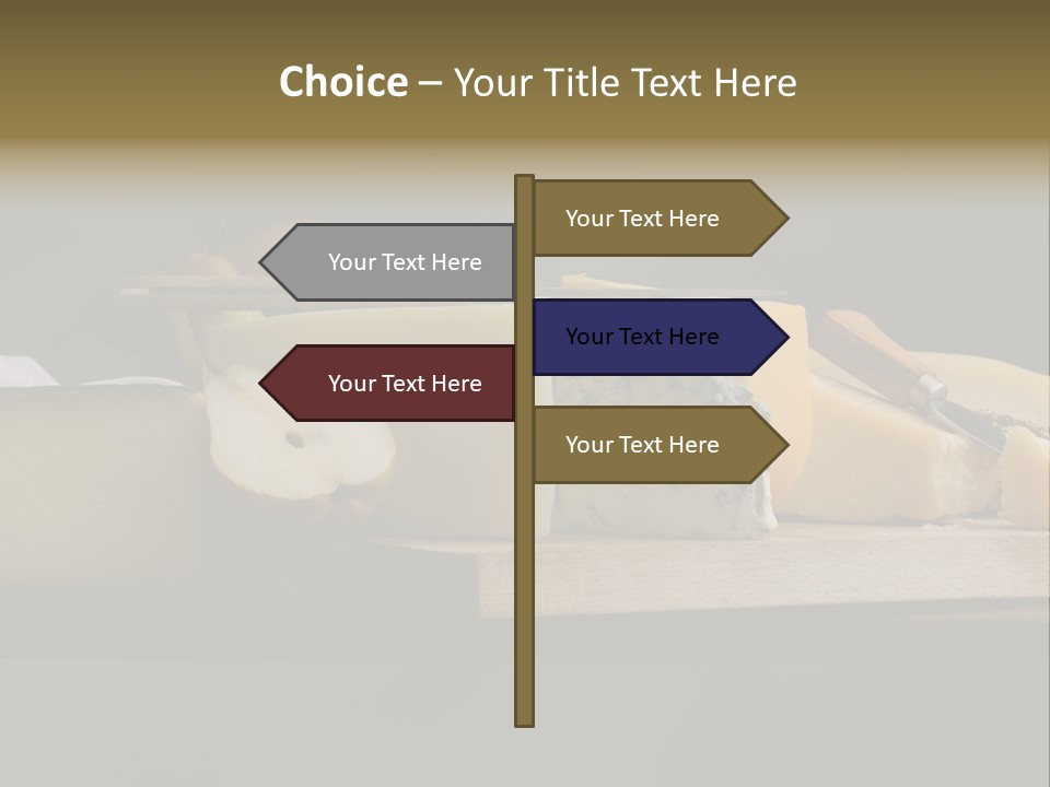 Mixed Dairy Gorgonzola PowerPoint Template