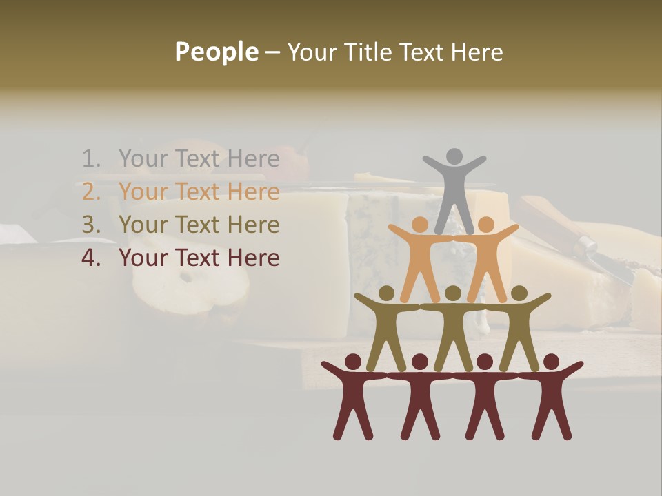 Mixed Dairy Gorgonzola PowerPoint Template