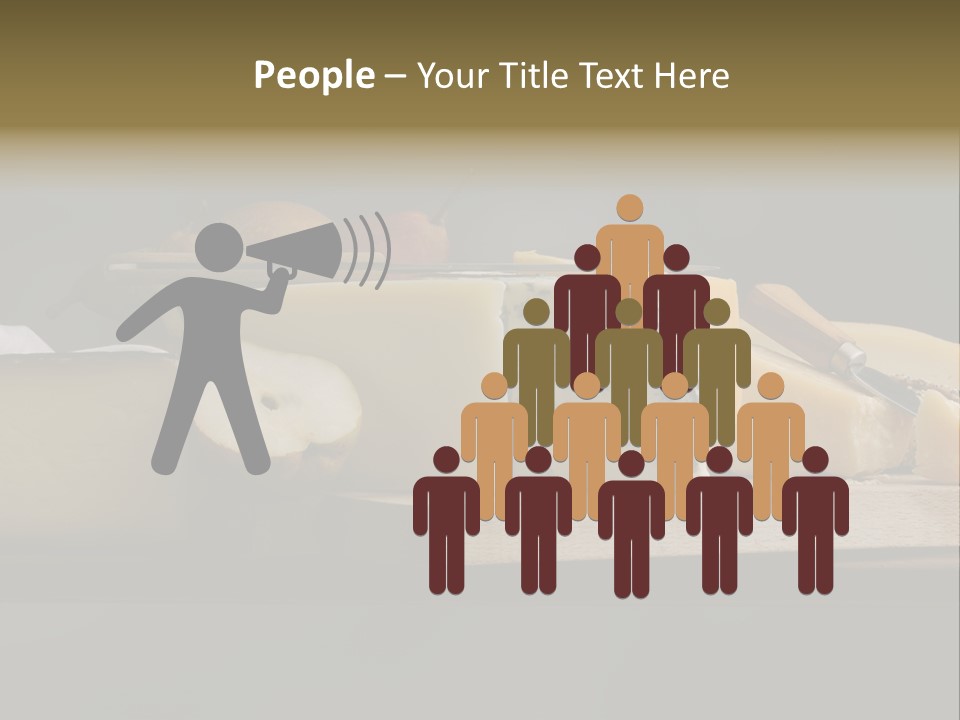 Mixed Dairy Gorgonzola PowerPoint Template