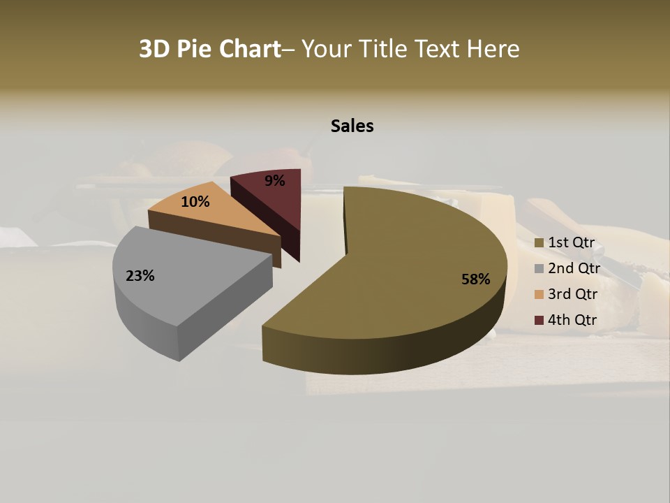 Mixed Dairy Gorgonzola PowerPoint Template